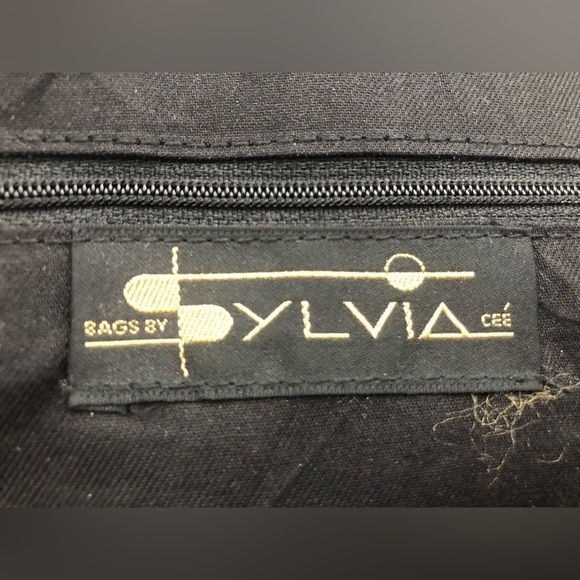 BAGS BY SYLVIA Vintage NWT Oval Snakeskin trim crossbody bag - Picture 8 of 11